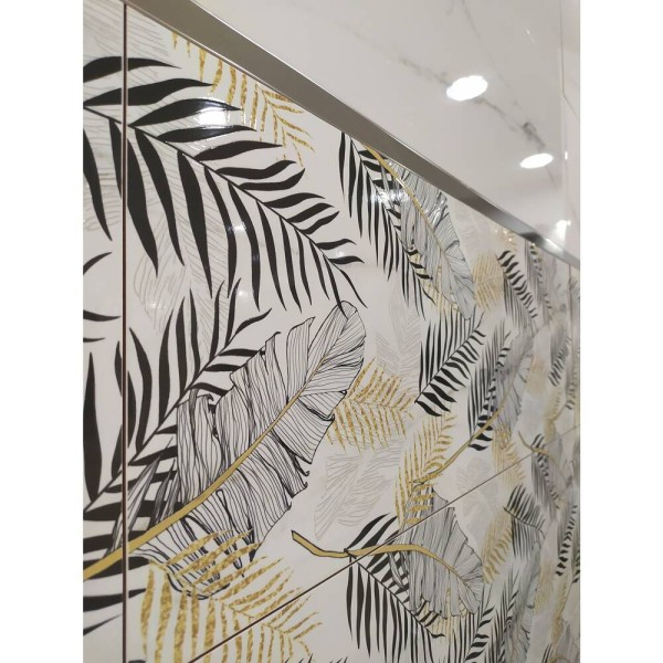 Плитка Termal Seramik Lincoln Leaf Rect Decor 30x90 см декор