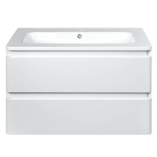Тумба з раковиною Devit Fly 0021120W підвісна 80 см білий
