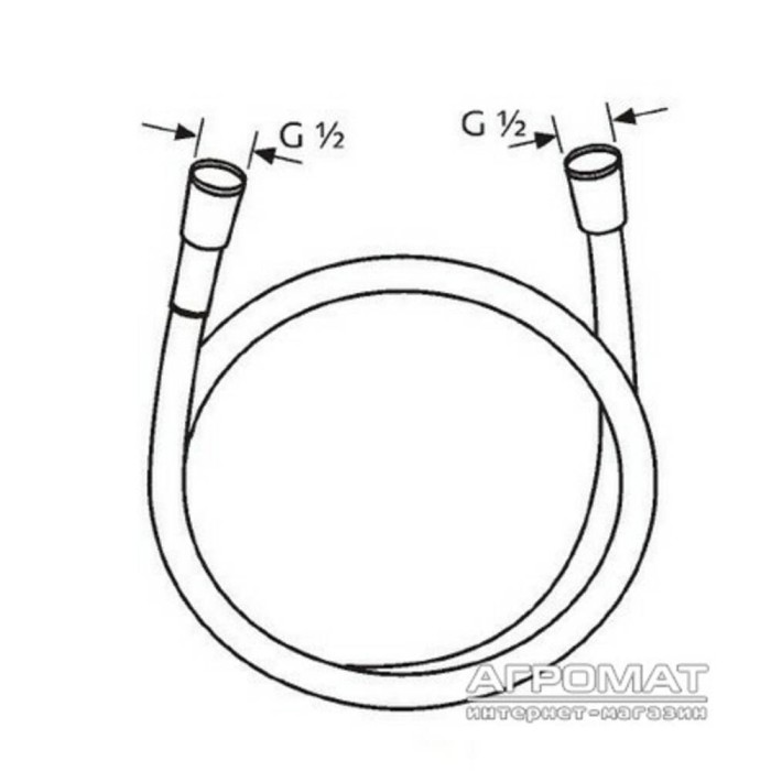 Душовий шланг Kludi Logoflex 610560500 1,6 м