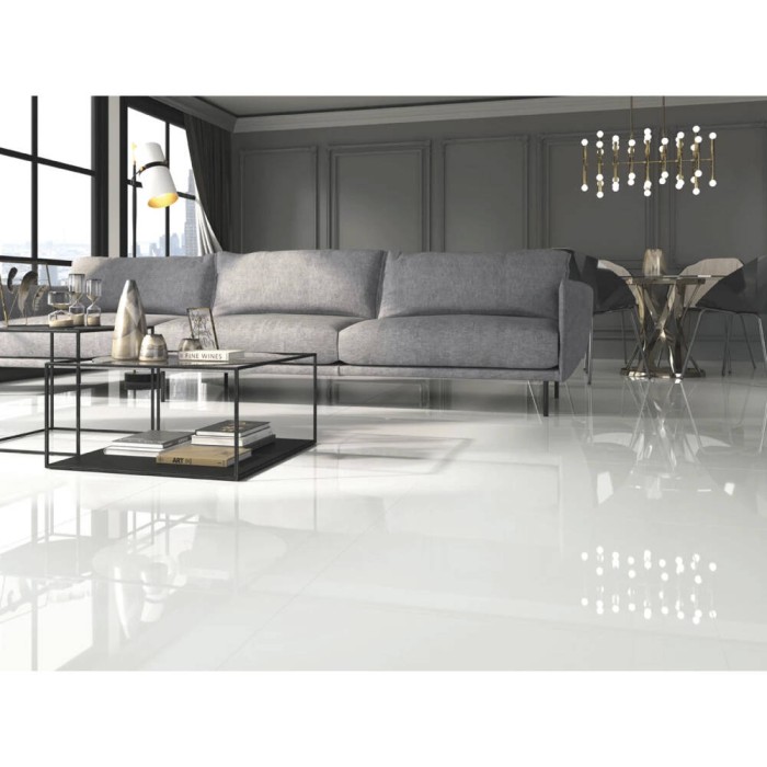 Керамограніт Ape Ceramica Crystal White Polished Rect 75x75 см