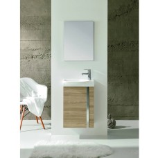 Комплект меблів Royo Elegance 122913 дзеркало 45 см + тумба з раковиною підвісна 45 см горіх Комплект меблів Royo Elegance 122913 дзеркало 45 см + тумба з раковиною підвісна 45 см горіх