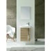 Комплект меблів Royo Elegance 122913 дзеркало 45 см + тумба з раковиною підвісна 45 см горіх