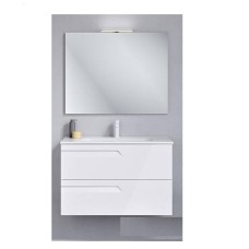 Комплект меблів Royo Vitale C0072598 тумба з раковиною (125622+123343) підвісна 80 см білий + дзеркало з LED підсвіткою (121517+123395) Комплект меблів Royo Vitale C0072598 тумба з раковиною (125622+123343) підвісна 80 см білий + дзеркало з LED підсвіткою (121517+123395)