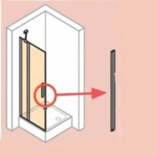 Профіль Huppe Design pure 8P2601.092 для встановлення в нішу 190 cм Профіль Huppe Design pure 8P2601.092 для встановлення в нішу 190 cм