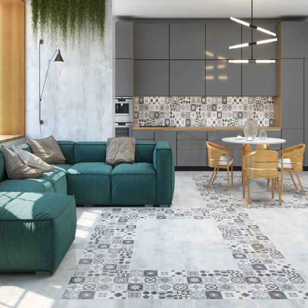 Керамограніт Megagres Bronx Silver 60x60 см