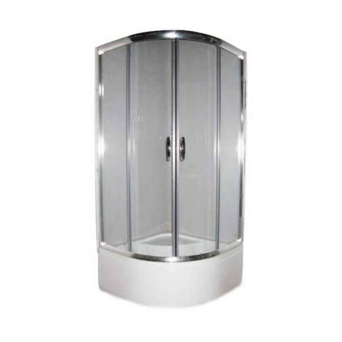 Душевая кабина Devit Nymfa FEN311GDEV 1/4 круга 90х90 см, стекло серое с поддоном