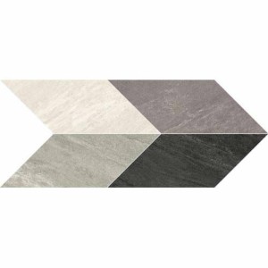 Керамограніт Novabell Allblack Alk1289 Alk Losanga Rett 19,5x58,5 см