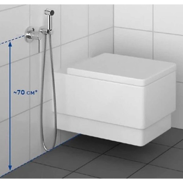 Гігієнічний душ Kludi Bozz 389980576 зі змішувачем