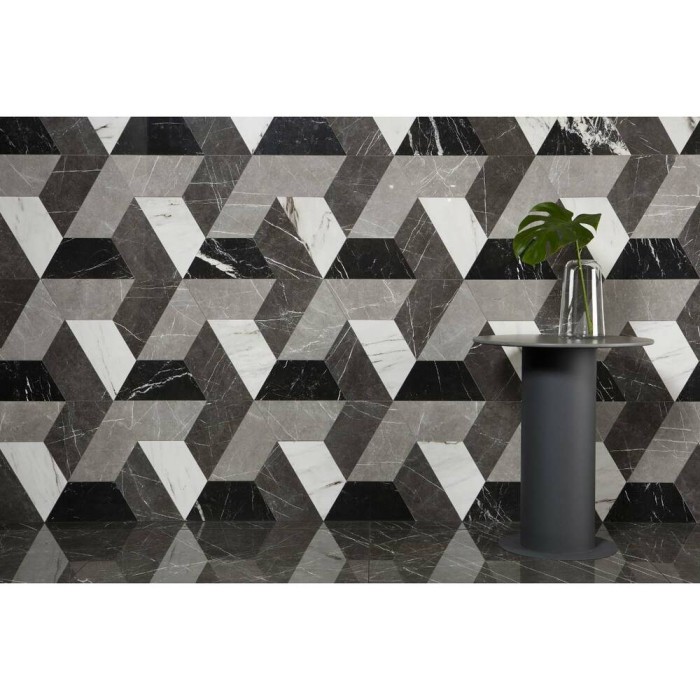 Керамогранит Peronda Marquina BLACK/EP 12×1510×755 под мрамор