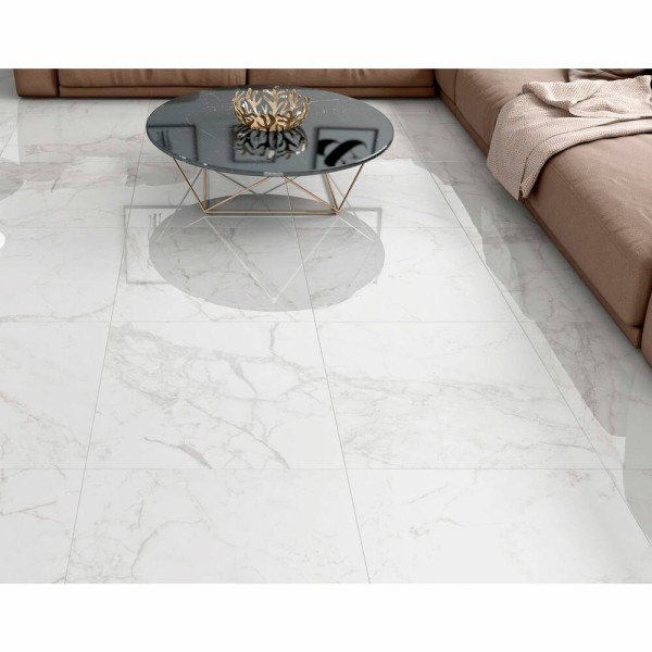 Керамогранит PAMESA AT. ATTAS BLANCO 10×608×608 под мрамор