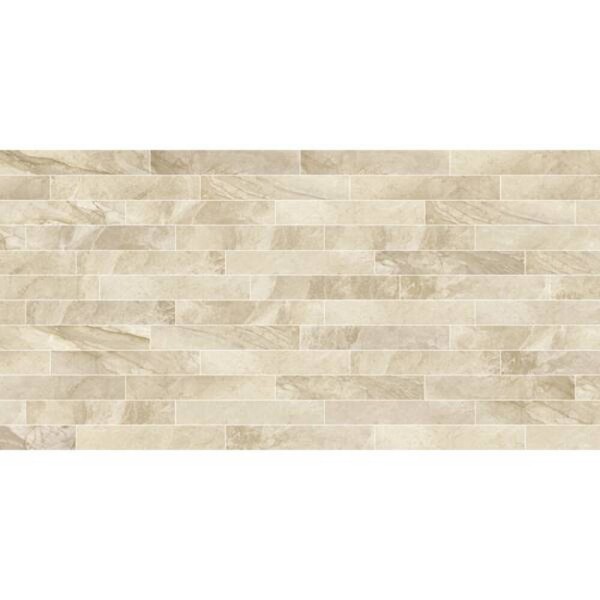 Керамогранит Impronta Beige Experience ROYAL BEIGE LIST. MIx SQ 10×1200×200 под камень