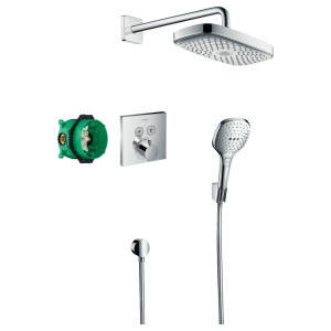 Душова система прихованого монтажу Hansgrohe Raindance Select E 27296000  з термостатом