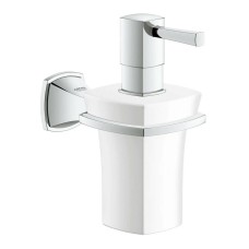 Дозатор для рідкого мила Grohe Grandera 40627000 з тримачем хром/білий