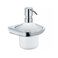 Дозатор для рідкого мила Kludi Ambienta 5397605 з тримачем хром/білий