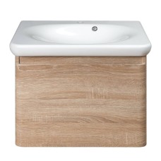 Тумба з раковиною Devit Fly new 0020120WO підвісна 60 см дуб