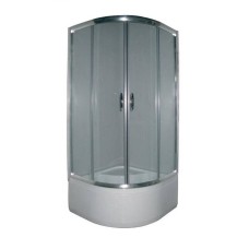 Душова кабіна Devit Nymfa FEN311PDEV 90х90 см профіль хром/матове скло з піддоном