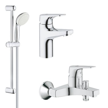 Набір змішувачів для ванної Grohe Bau Flow 121756 (3 в 1)