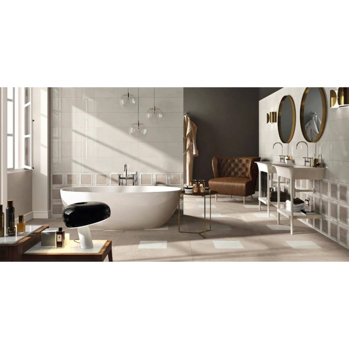 Керамогранит La Faenza Ego QUADRO 90W 10×900×900 под дерево под бетон