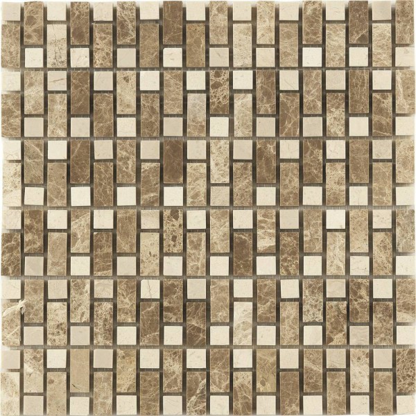 Мозаїка Mozaico De Lux Cl-Mos PMST34 Beige Stripe 30x30 см