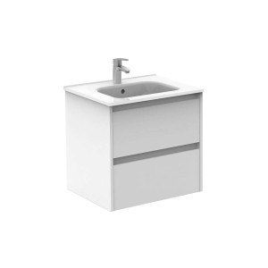Комплект меблів Primera Sansa C0074264 тумба з раковиною 60 см білий + дзеркало