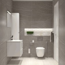 Тумба з раковиною Devit Fly 0021120W підвісна 80 см білий