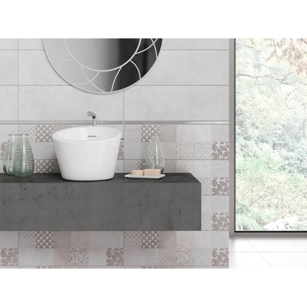 Плитка Cersanit Snowdrops LIGHT GREY 9×600×200 под бетон
