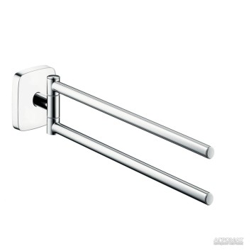Тримач для рушників Hansgrohe PuraVida 41512000 подвійний динамічний хром