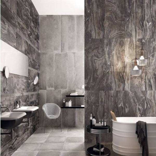 Керамогранит Flaviker Supreme SP6044L SP.ExOT.BROWN LUx 9×600×600 под мрамор