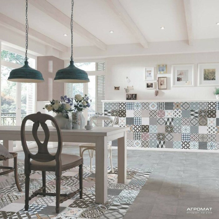 Напольная плитка Dual Gres HELEN COLD (микс в упаковке) 10×450×450