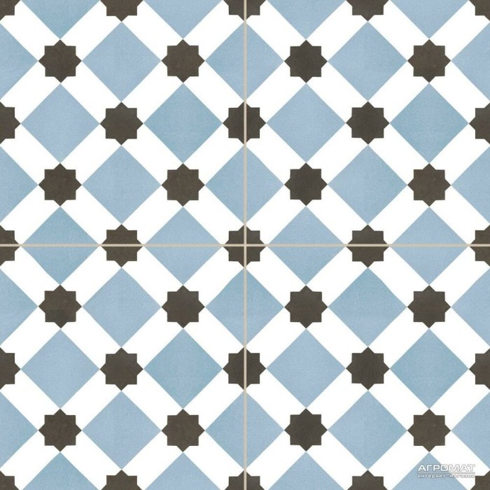 Напольная плитка Dual Gres Chic HOWARD BLUE 10×450×450