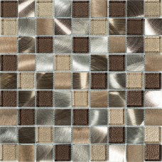 Мозаїка Mozaico De Lux V-Mos W-7657 Mix Brown Mosaic 30,5Х30,5 см