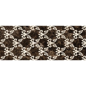 Плитка Almera Ceramica (Spain) Decor Versailles Emperador 28x70 см декор