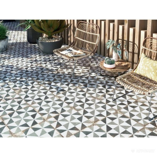 Керамогранит Realonda Antique TRIANGLE 9×330×330 под камень