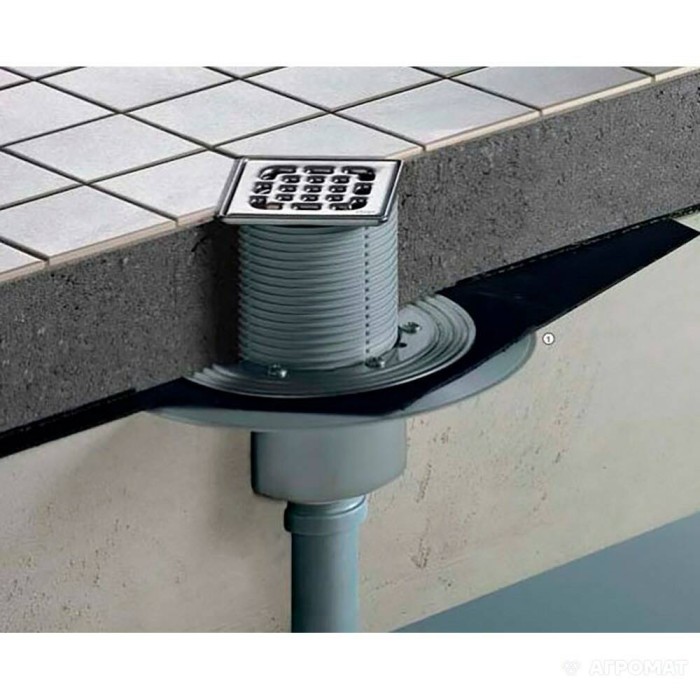 Душовий трап Viega Advantix 583217 100х100 мм Душовий трап Viega Advantix 583217 100х100 мм