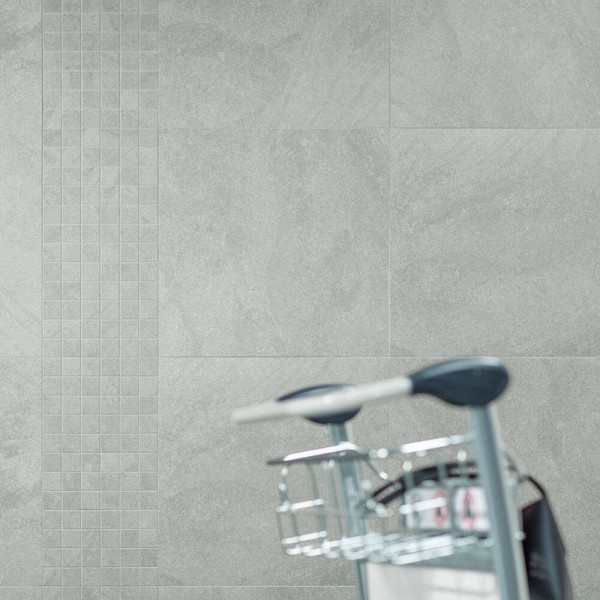 Керамогранит Lasselsberger Rako Kaamos DAK44587 grey 10×445×445 под камень
