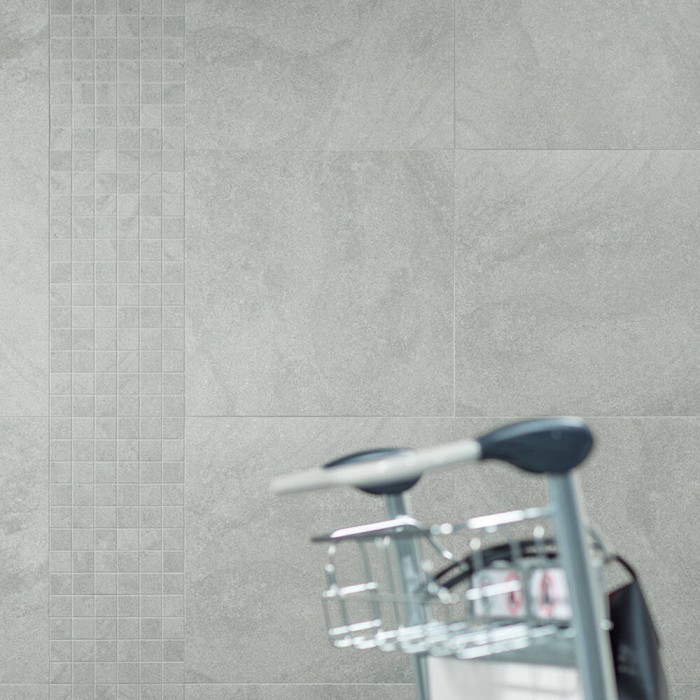 Керамогранит Lasselsberger Rako Kaamos DAK44587 grey 10×445×445 под камень