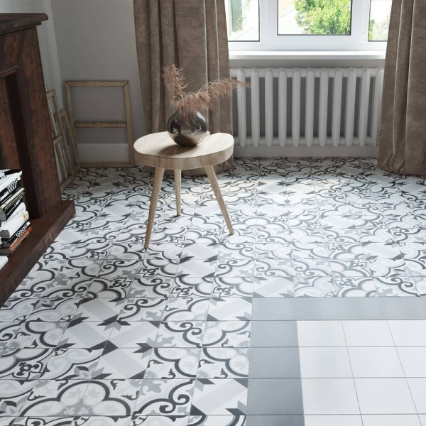 Напольная плитка GOLDEN TILE Marrakesh Декор 1М2140 8×186×186 под бетон