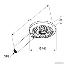 Ручний душ Kludi Freshline 679000500