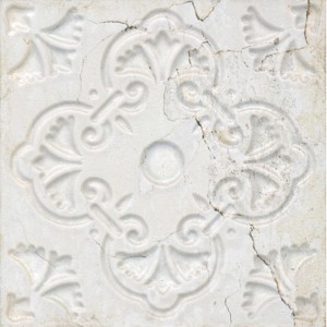 Плитка Aparici Aged White Ornato 20x20 см декор