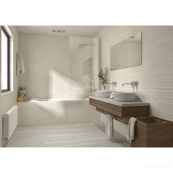 Керамогранит Rocersa Muse CREAM RC 7×1200×400 под камень