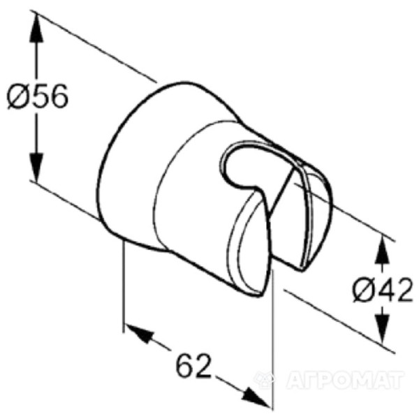Тримач ручного душу Kludi Sirena 630500500