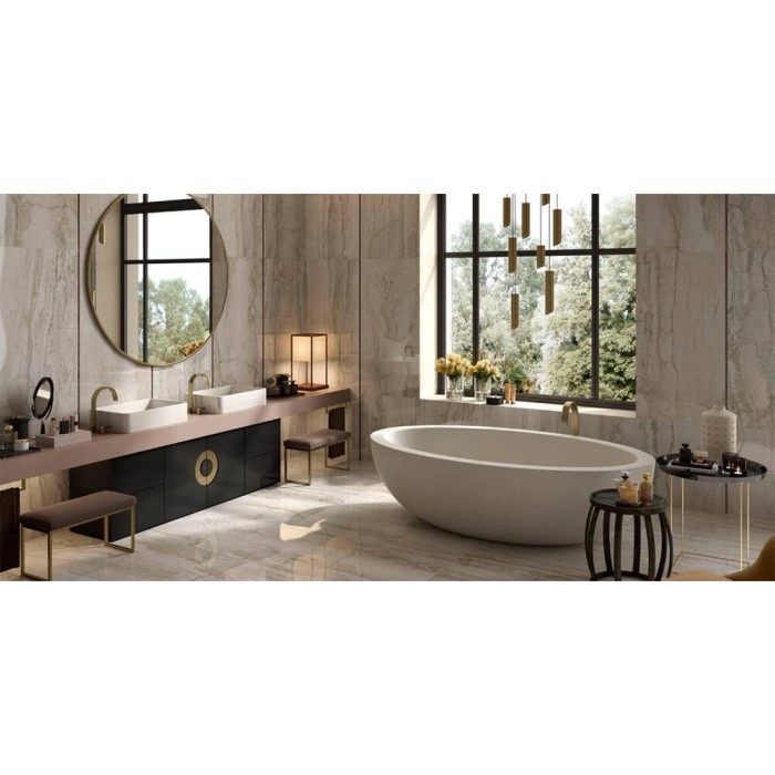 Керамогранит La Faenza Oro Bianco OROBIANCO12G LP 10×1200×600 под мрамор