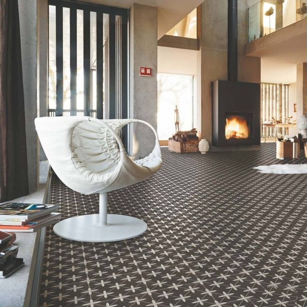Напольная плитка Dual Gres Chic POOLE BLACK 10×450×450