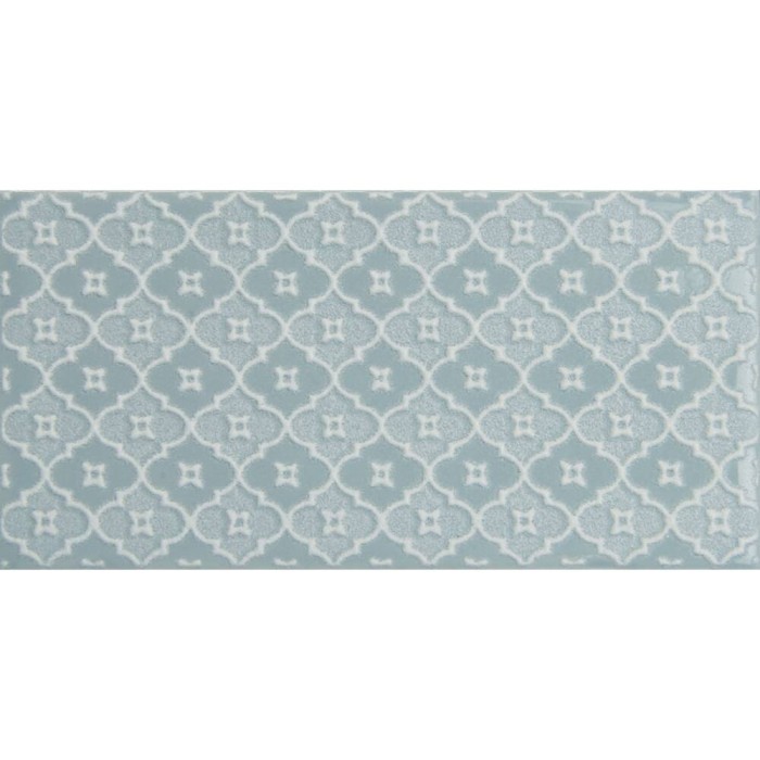 Плитка Monopole Ceramica Mirage DECOR JEWEL PEARL BLUE декор 8×150×75