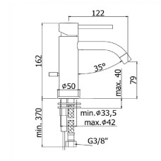 Змішувач для раковини Paffoni Light LIG 071 CR