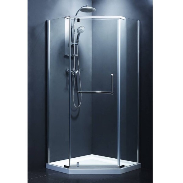 Душевая кабина Devit Comfort FEN0223 пятиугольная 100х100 см