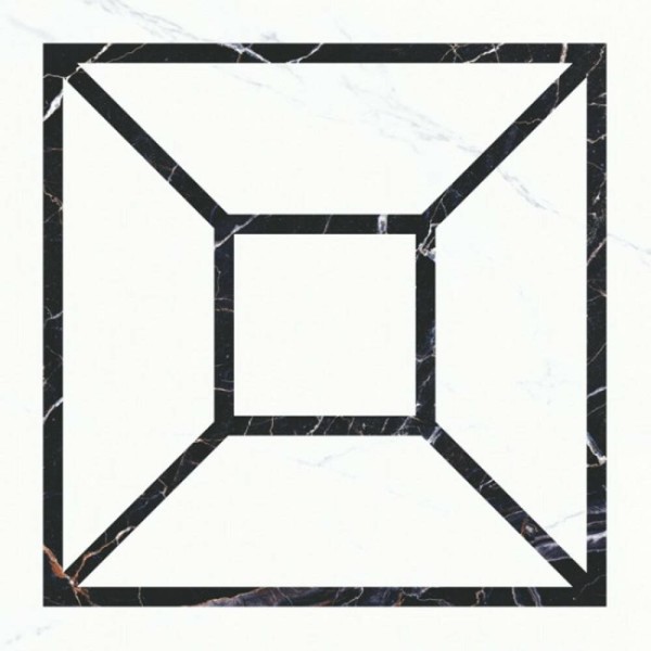 Керамогранит APARICI APUANE WHITE CENTRO PULIDO 7×894×894 под мрамор