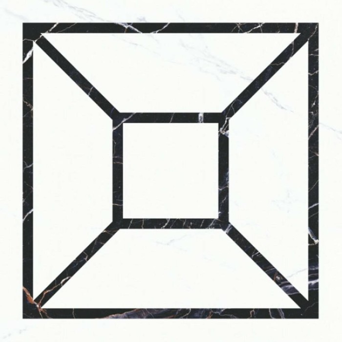 Керамогранит APARICI APUANE WHITE CENTRO PULIDO 7×894×894 под мрамор