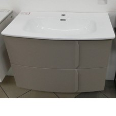 Тумба з раковиною Royo Wave 126476+123067 підвісна 80 см сірий матовий + раковина Trend Тумба з раковиною Royo Wave 126476+123067 підвісна 80 см сірий матовий + раковина Trend