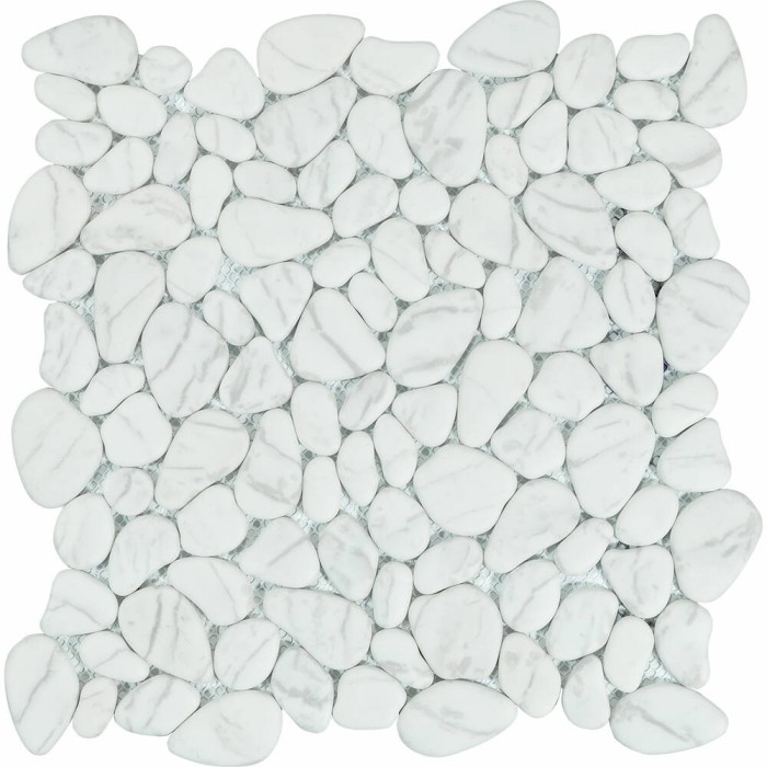 Мозаїка Mozaico De Lux V-Mos VL-425W White Stone Mosaic 28,5x28,5 см
